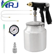 Air Rust Proofing Undercoating Gun, Gauge, Cup, 22" Wands, Spray Truck Bed Liner
