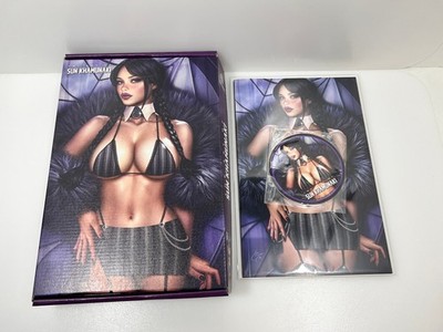 The Art of Sun Khamunaki Artbook Volume 4 Creepy Wednesday Addams Risque Virgin