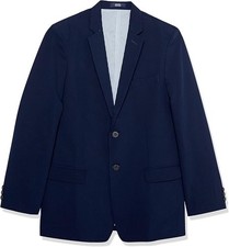 IZOD Boys' Bi-Stretch Blazer Jacket Bank Blue Size 16 New With Tags