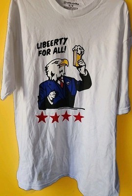 VOLCOM Stone Eagle Libeerty For All Tee Shirt Men XL New Excellent B15 Beach