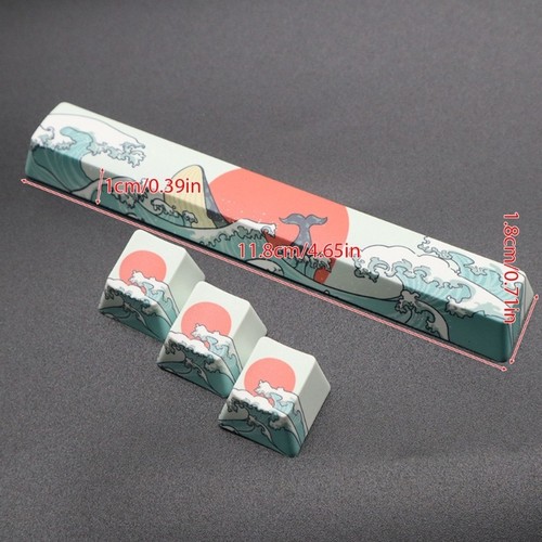 2 Keys OEM Profile Keycaps PBT Dye Sub Keycap for SPACE ESC Mechanical Keyboard - Zdjęcie 8 z 8