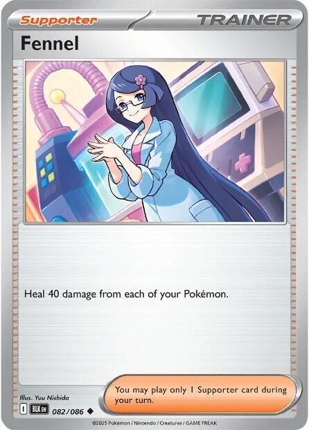 Fennel BLK 082/086 Pokémon SV: Black Bolt Uncommon EN NM