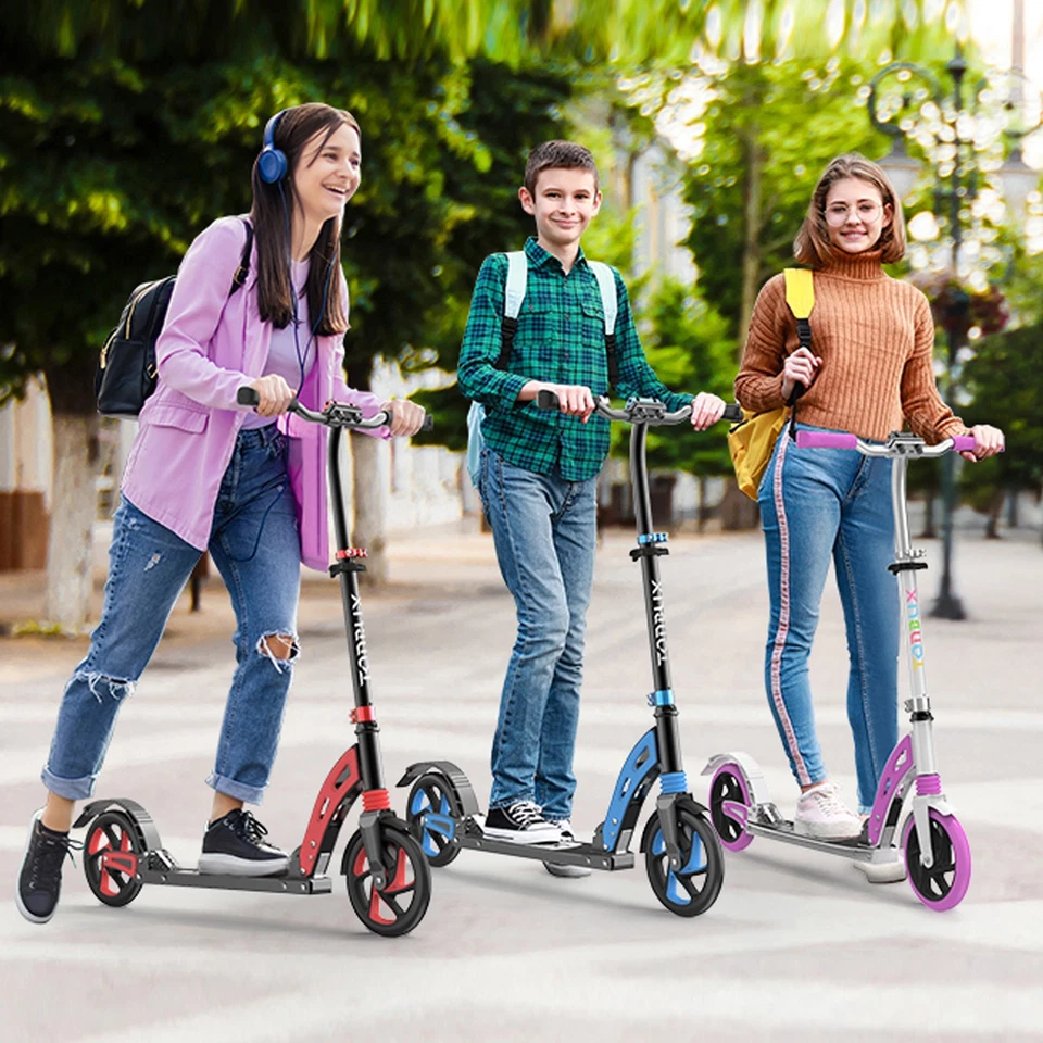 Klappbarer Roller 6+ Jahren für Kinder Erwachsene Tretroller Cityroller Scooter - Bild 3 von 4