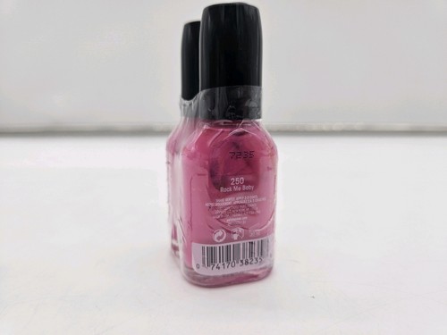 2X Sally Hansen Nail Polish Hard As Nails Rock Me Baby! #250 - Picture 3 of 4