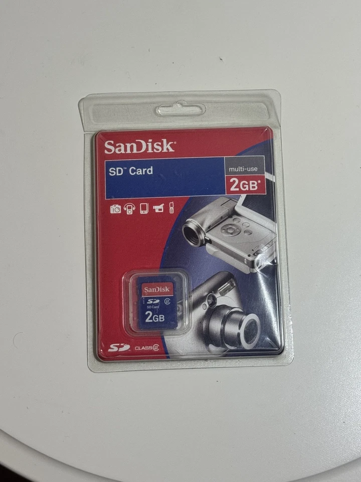 SanDisk 2GB SD Secure Digital Flash Memory Card (SDSD-2048-E11) New - Image 2 of 4