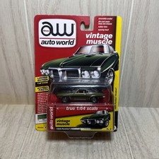 AUTO WORLD 1969 PONTIAC FIREBIRD VINTAGE MUSCLE GREEN 1:64 SCALE RELEASE 4