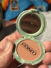 Clinique Soft Pressed Powder Blusher Honey Blush Round Compact