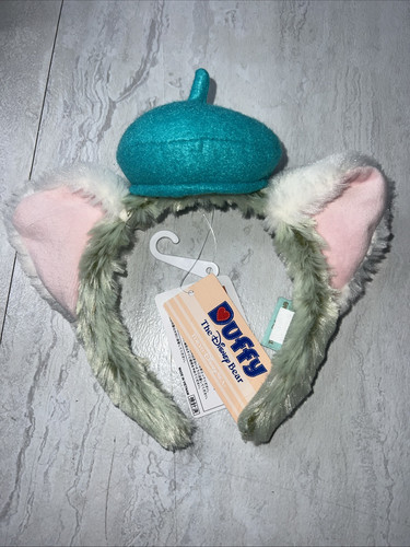 Tokyo Disney Sea Duffy Bear Friend Gelatoni Plush Headband Cat Ear Hairband Flaw
