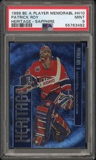 1999-00 BAP Memorabilia AS Heritage Sapphire #H10 Patrick Roy /100 PSA 9 MINT