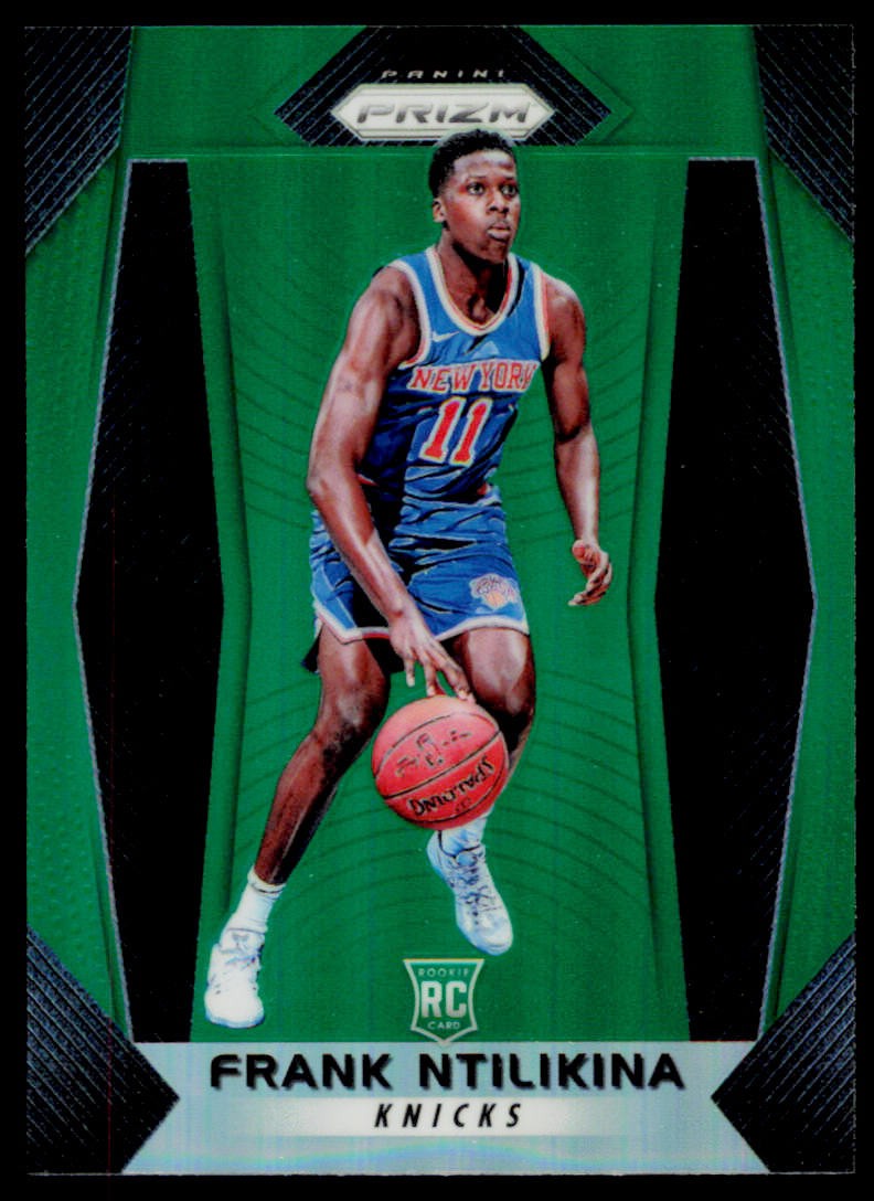2017-18 Panini Prizm Frank Ntilikina 275 Prizms Green RC New York Knicks