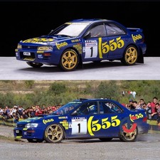 Sunstar 1:18 Subaru Impreza McRae WRC Rally Car 1996 Spain Alloy Car Model