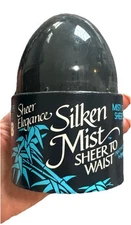 Sheer Elegance Silken Mist Sheer Waist B Misty Taupe Sheer Toe Pantyhose By Legg