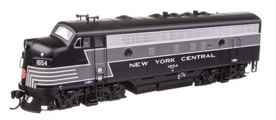 Walthers 11413 EMD F7 A Locomotive Standard DC - New York Central #1654 HO Scale