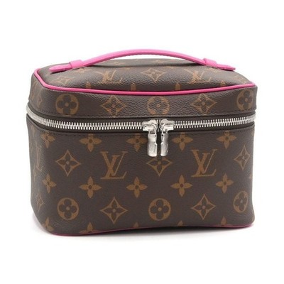 Louis Vuitton Nice Mini M12650 Monogram Macassar Pink Vanity Bag