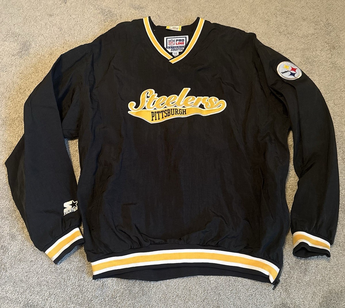 Pittsburgh Steelers Vintage Pro Line Starter Pullover Jacket XXL