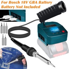 LCD Display Cordless Soldering Iron Welding Station for Bosch 18V GBA Battery