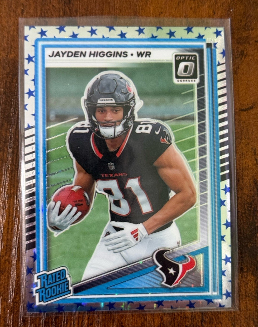 2025 Panini Donruss Optic - Rated Rookie Jayden Higgins #225 Stars Prizm (RC)