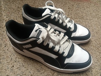 Puma RBD Game Low Mens Size 12 Black White Panda Basketball Sneakers 380747-33