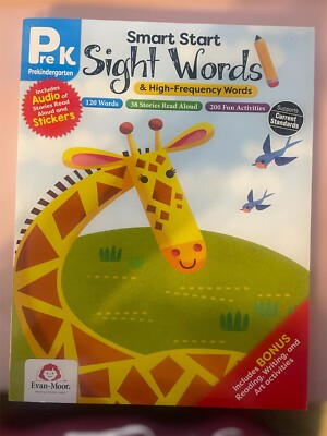 smart start sight words pre k Includes Audio and Stickers
