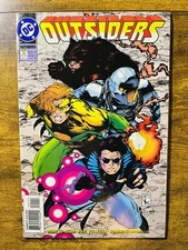 OUTSIDERS 1 1ST APP TECHNOCRAT, WYLDE, FAUST, MARISSA BARRON DC COMICS 1993