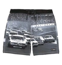 New Hurley Phantom Eco NASCAR Board Shorts Gray Black Mens NWT