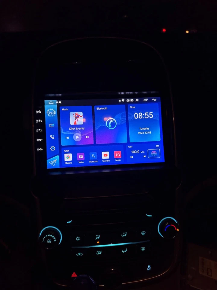 FOR 2011-2015 CHEVROLET MALIBU ANDROID 13 APPLE CARPLAY CAR GPS STEREO RADIO SWC - Image 4 of 4