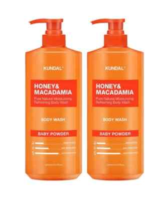 Kundal Honey & Macadamia Body Wash Babypuder 500ml x 2 Stück K-Beauty / Tracking