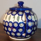 Boleslawiec Polish Pottery Tea Pot w/ Lid Hand Painted "Peacock" NEW Never Used — photo 4