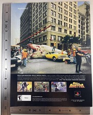 2003 War Of The Monsters Ad PS1 Playstation Sony Original Video Game NYC Poster