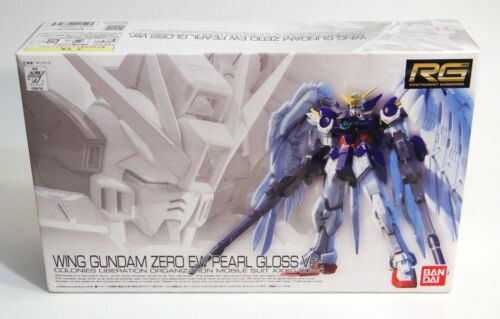 P-Bandai RG Wing Gundam Zero EW - Pearl Gloss Finish - Gunpla model kit NEW