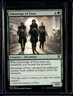 Entourage Of Trest - 224 - CMR - NM - MTG Magic the Gathering