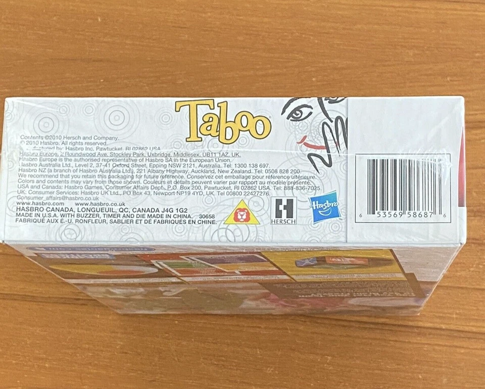 Taboo: Game Of Unspeakable Fun! Adult 17+ Version Hasbro 2010 Factory Sealed - Image 3 of 4