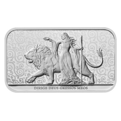 2024 Great Britain Una and the Lion 1 oz 0.9999 Silver Bar