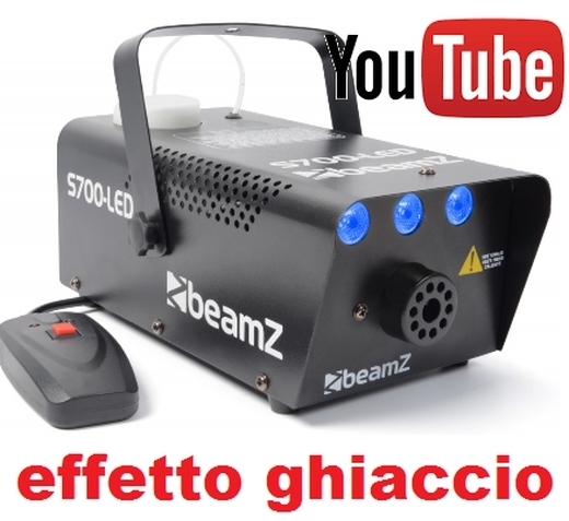 Macchina del Fumo Professionale 700W LED Ice Blue - DJ Stage Gear