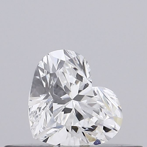 100% Natural Diamond 0.25 Ct F/VVS2 Heart Brilliant Cut 3 x 4 mm GIA Certified - Picture 1 of 7