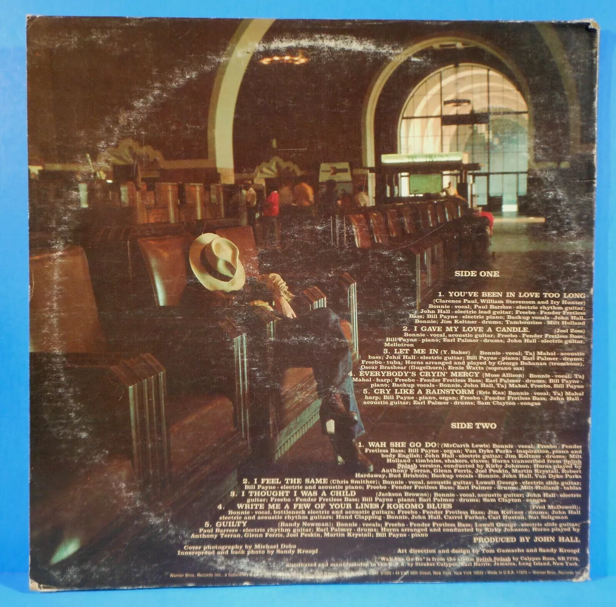 BONNIE RAITT TAKIN MY TIME LP 1973 ORIGINAL PRESS NICE CONDITION VG/VG!!A