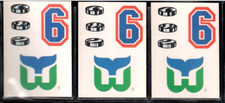 Hartford Whalers 1986-87 Topps 3-piece (card / sticker) Hockey Team Logo Lot