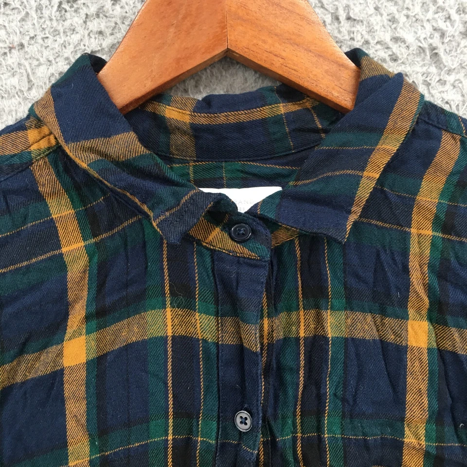 Camisa de manga larga con botones Lucky Brand para mujer calce clásico mediano multicolor Foto 3 de 4