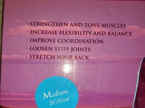 Wai Lana Pilates Yoga Exercise Ball Kit Blue (Medium for 5'6"-6'0") with DVD - Picture 2 of 5