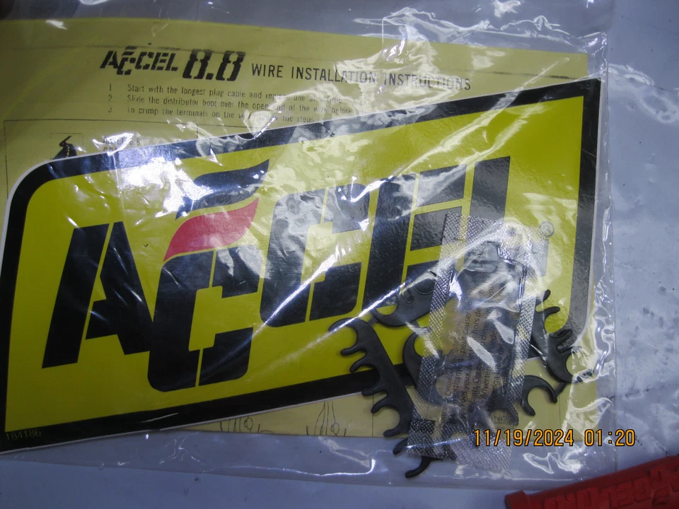 Spark Plug Wire Set-Universal Fit Graphite Suppression Accel 8026 - Image 4 of 4