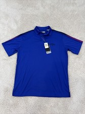 Callaway Opti-Dri Polo Short Sleeve Shirt Men's Size S Blue Purple Golf Sport