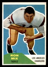 1960 Fleer Football #118 Ron Mix NM *d2