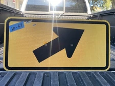 Traffic Road Street Sign Authentic Retired ARROW 12"X24" FREE SHIPPING 10-67