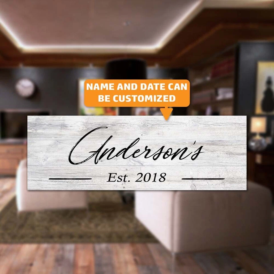 Personalized Home Sweet Home Rustic Looking Home Decor Wood Sign B3-06180003001 - Image 2 of 4