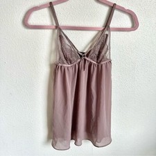 Victoria  s Secret Mauve Babydoll Slip Lingerie