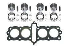 Honda CB500K CB500F 553cc Bigbore Pistons Kit 59mm  W/ Head Gasket CI-CB500KBB