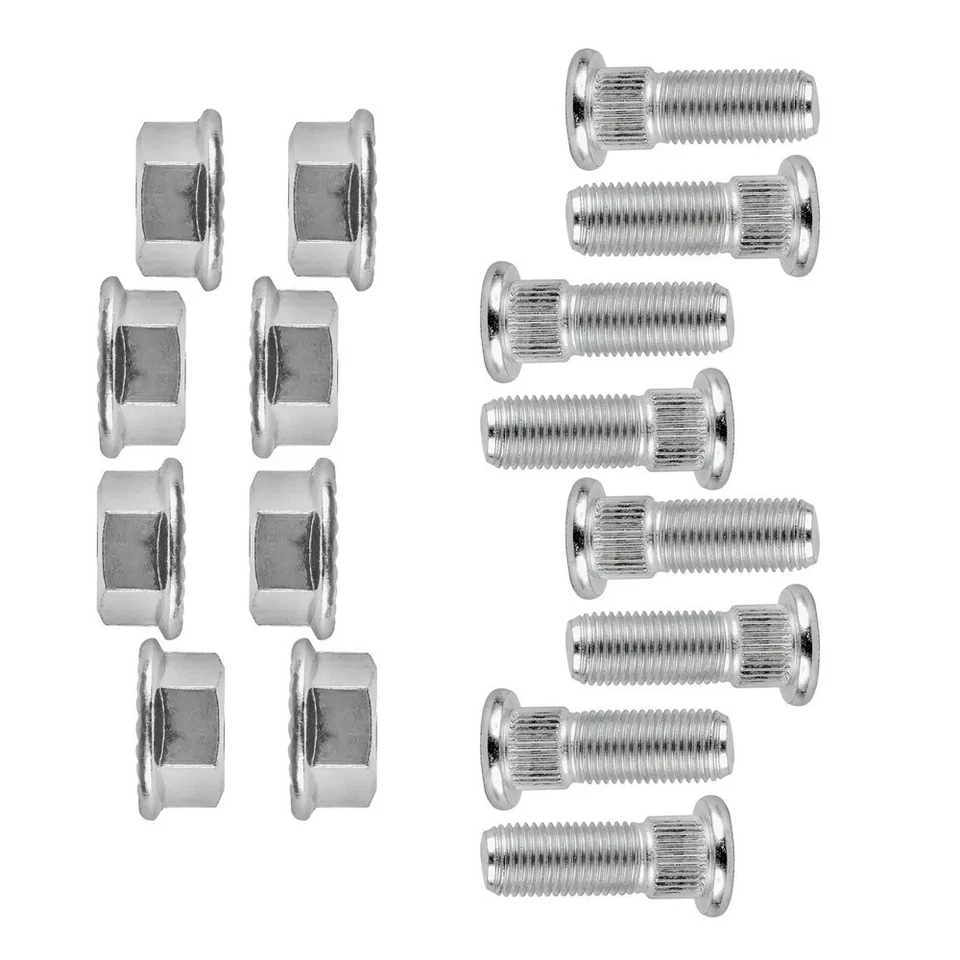 8PCS Wheel Nut And Stud for Polaris ATV UTV 7515513 7547211 7542459 3/8"-24 - Image 2 of 4