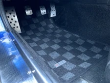 P2M for Mazda Miata 1989-05 NA NB Front Race Floor Carpet Mats Checker MX5 Eunos