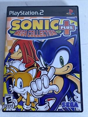 Sonic Mega Collection Plus (Sony PlayStation 2, 2004) PS2 Black Label No Manual