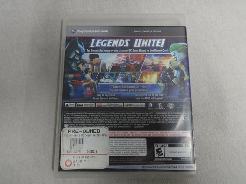 Lego Batman 2 DC Super Heroes Sony Playstation 3 PS3 Game Disc & Box - Picture 3 of 3